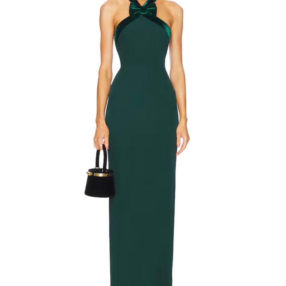 Sau Lee Eloise Gown Emerald Green